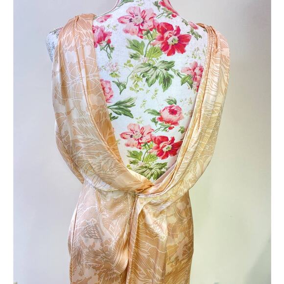 GILES Italy Made Drop Wrap Silk Dress Summer, Party, Cocktail, Weeding invite - Picture 12 of 13